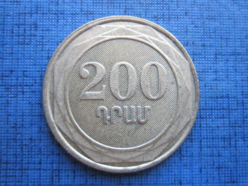 Монета 200 драм Армения 2003