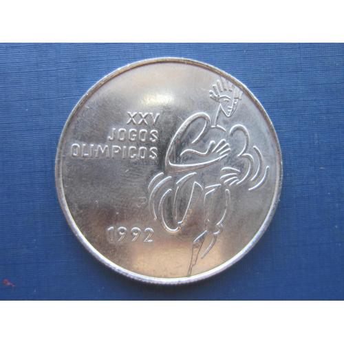 Монета 200 ишкуду Португалия 1992 спорт олимпиада атлет