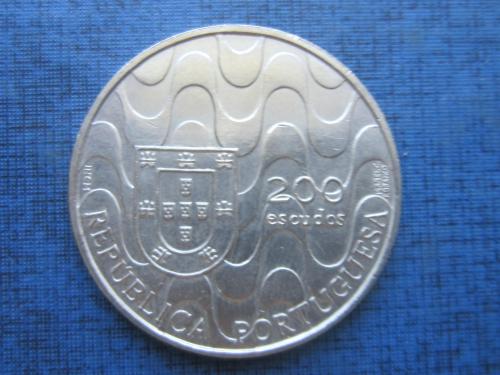 Монета 200 ишкуду Португалия 1992 Вхождение в Евросоюз