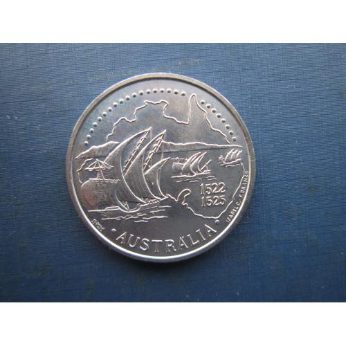 Монета 200 ішкуду Португалія 1995 корабель вітрильник мореплавання Австралія