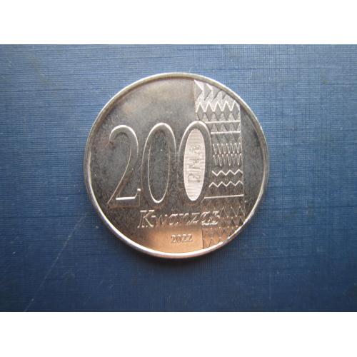 Монета 200 кванза Ангола 2022 20 лет мира и национального примирения