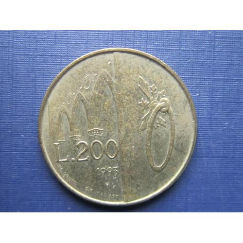 Монета 200 лир Сан-Марино 1993 архитектура аркада