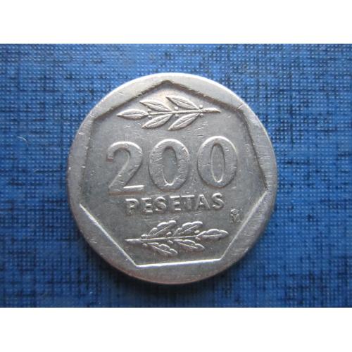 Монета 200 песет Испания 1988