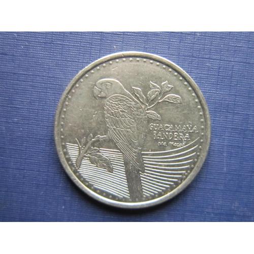 Монета 200 песо Колумбия 2017 фауна попугай