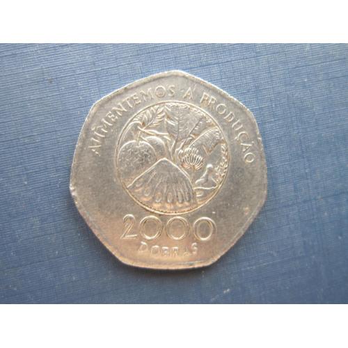 Монета 2000 добра Сан Томе и Принсипи 1997 ФАО