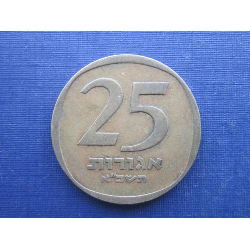 Монета 25 агор Израиль лира