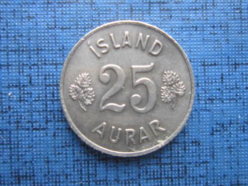 Монета 25 аурар Исландия 1959