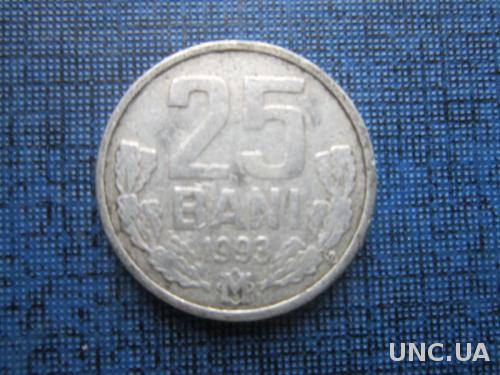 монета 25 бани Молдова 1993
