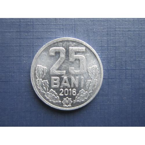 Монета 25 бани Молдова 2016