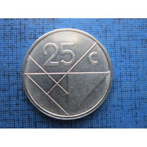 Монета 25 центов Аруба 2006