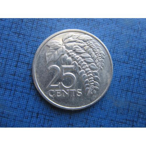 Монета 25 центов Тринидад и Тобаго 2003