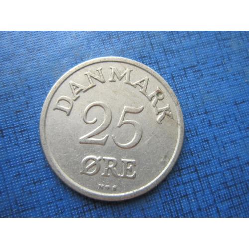 Монета 25 эре Дания 1950
