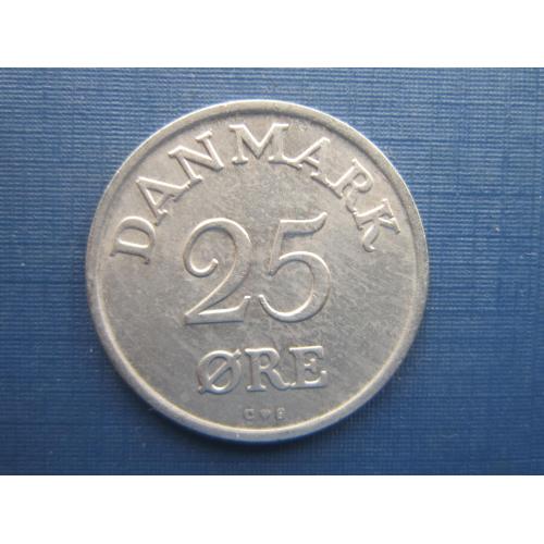 Монета 25 эре Дания 1957