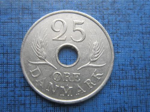 Монета 25 эре Дания 1967