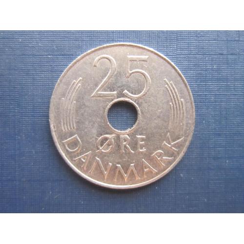 Монета 25 эре Дания 1986