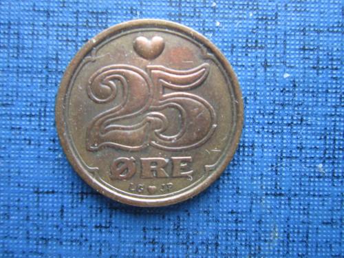 Монета 25 эре Дания 1994