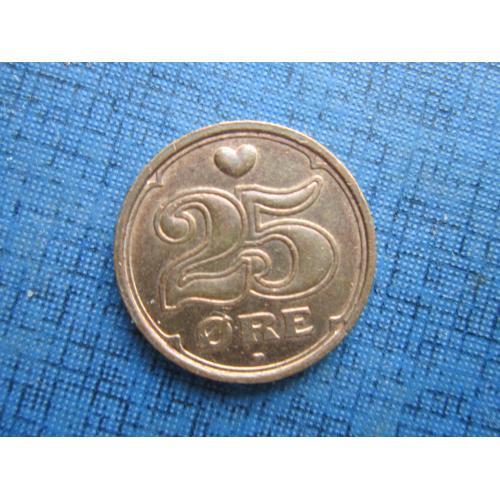 Монета 25 эре Дания 2004