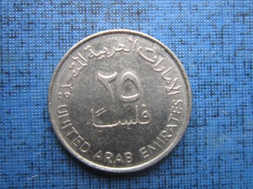 Монета 25 филс ОАЭ Эмираты 2007 фауна косуля