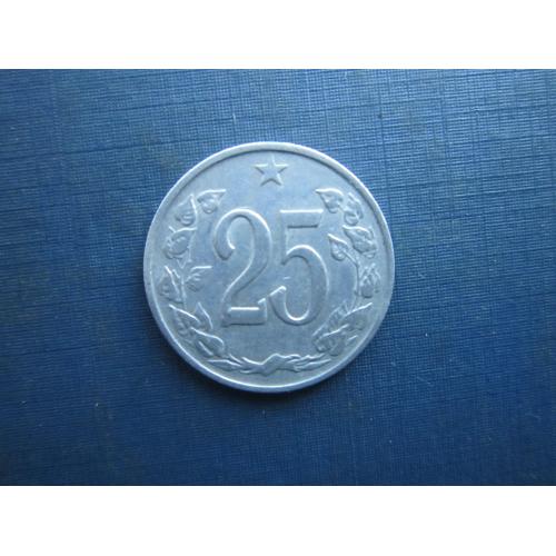 Монета 25 гелерів Чехословаччина 1962