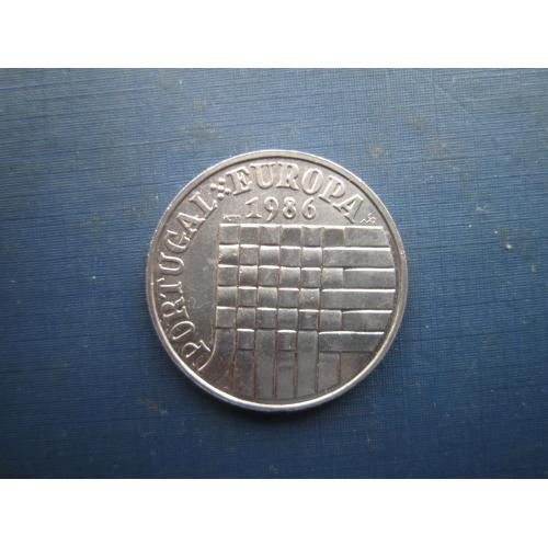 Монета 25 ішкуду Португалія 1986 вихід на загальноєвропейський ринок