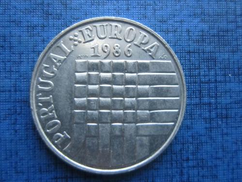 монета 25 ишкуду Португалия 1986 выход на общеевропейский рынок