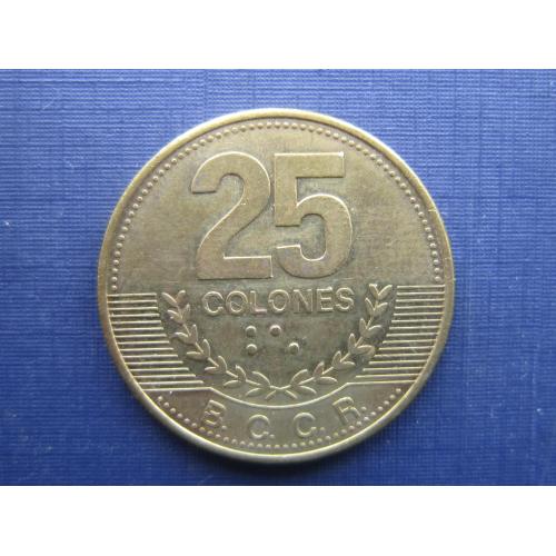 Монета 25 колон Коста-Рика 2007