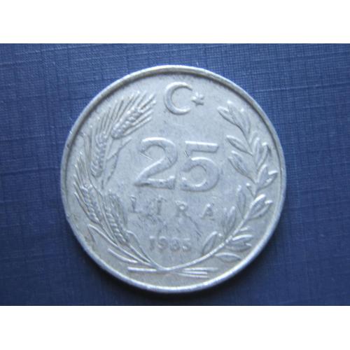 Монета 25 лир Турция 1985