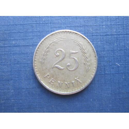 Монета 25 пенни Финляндия 1927