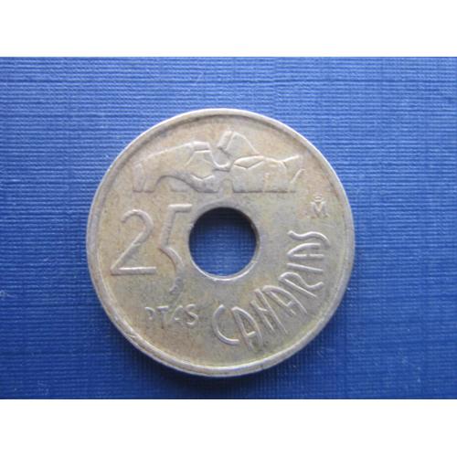 Монета 25 песет Испания 1994 Канары
