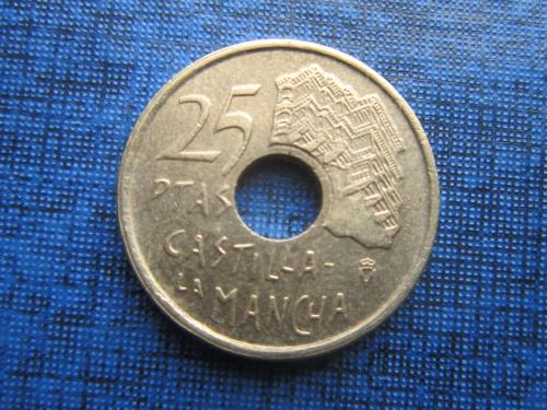 монета 25 песет Испания 1996 Дон Кихот Кастилия ла Манча