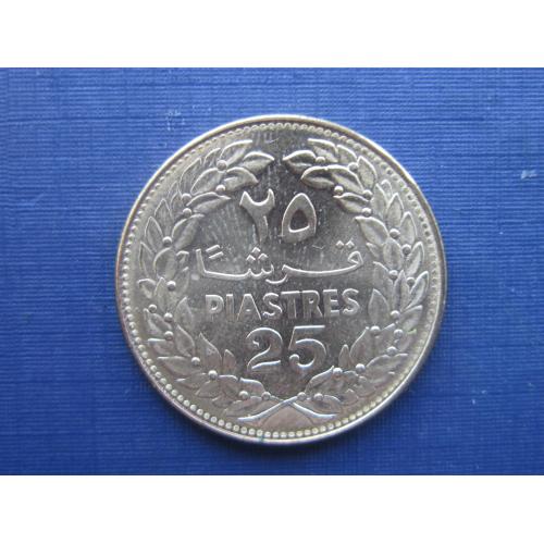 Монета 25 пиастров Ливан 1972