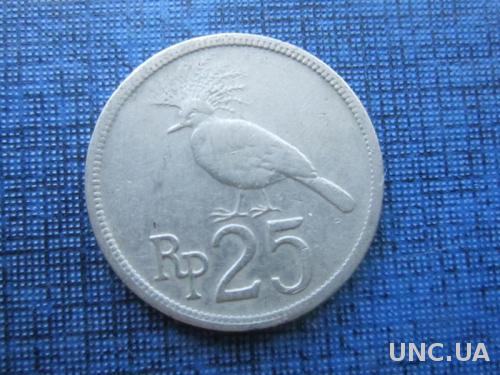 монета 25 рупий Индонезия 1971 фауна птица
