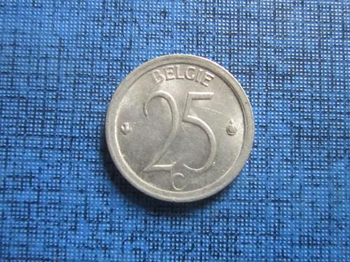 Монета 25 сантимов Бельгия 1970 бельгийский тип