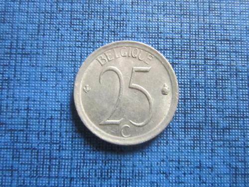 Монета 25 сантимов Бельгия 1970 французский тип