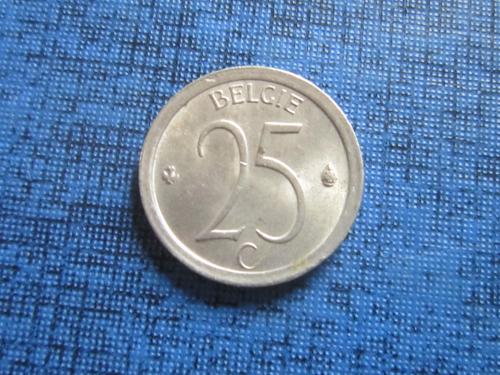 Монета 25 сантимов Бельгия 1971 бельгийский тип