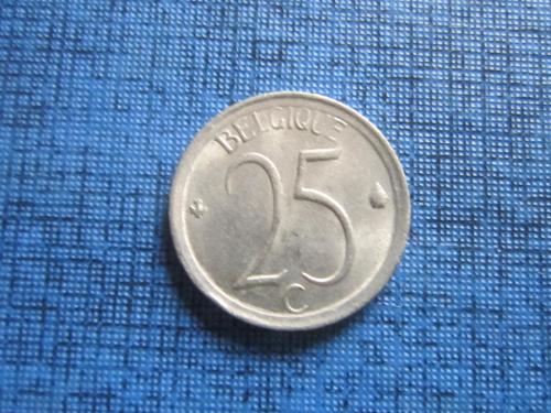 Монета 25 сантимов Бельгия 1971 французский тип