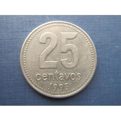 Монета 25 сентаво Аргентина 1993