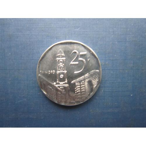 Монета 25 сентаво Куба 2008