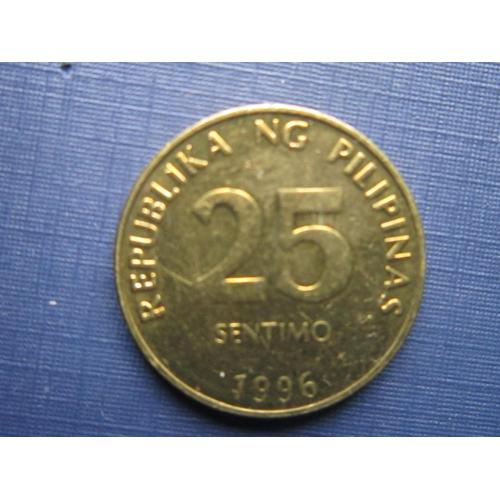 Монета 25 сентимо Филиппины 1996