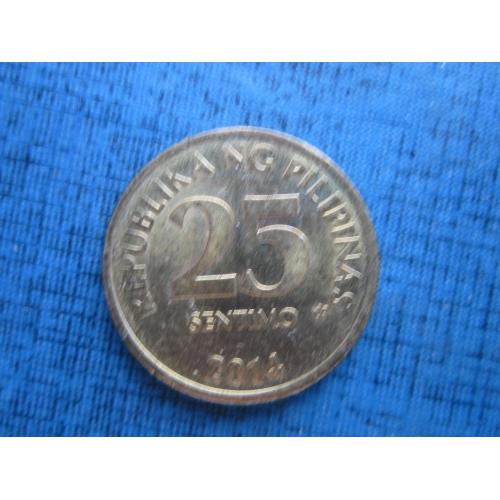 Монета 25 сентимо Филиппины 2014 состояние