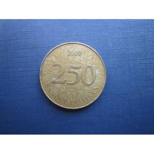 Монета 250 фунтів ліврів Ліван 2000