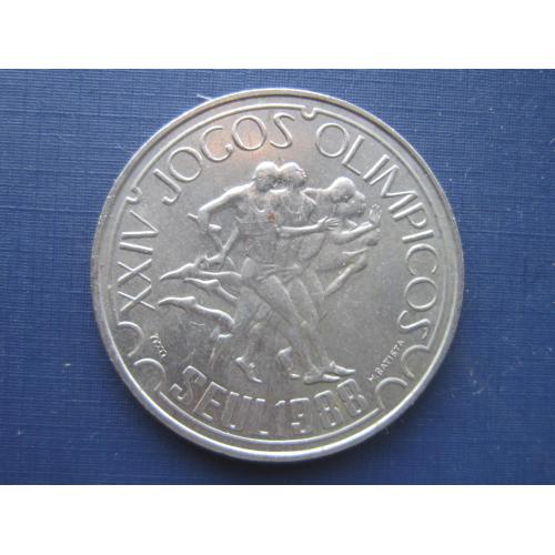 Монета 250 ишкуду Португалия 1988 спорт олимпиада Сеул