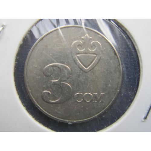 Монета 3 сом Кыргызстан Киргизия 2008
