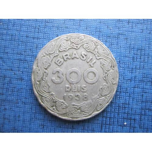 Монета 300 рейс (реалов) Бразилия 1938
