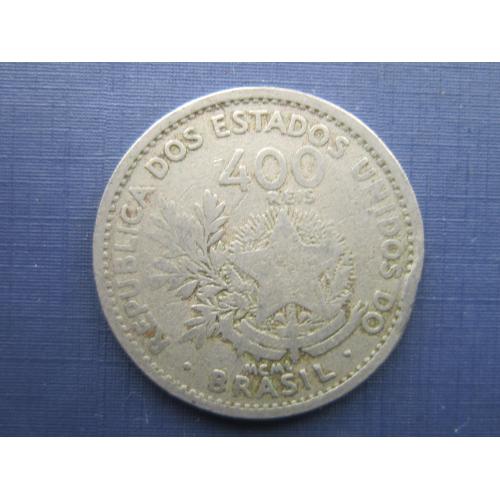Монета 400 рейс (реалов) Бразилия 1901