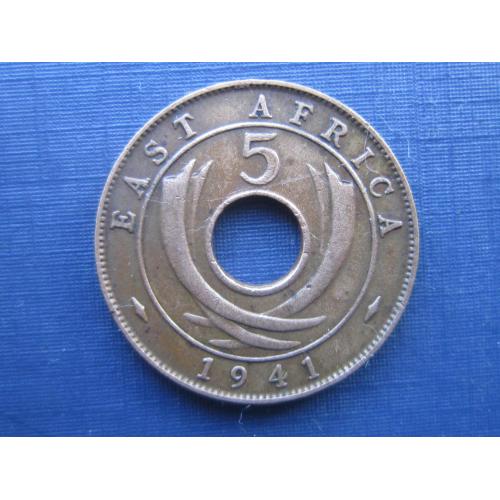Монета 5 цент Британская Восточная Африка 1941