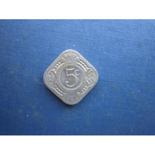 Монета 5 центів Нідерландські Антильські Острови Антили 1967
