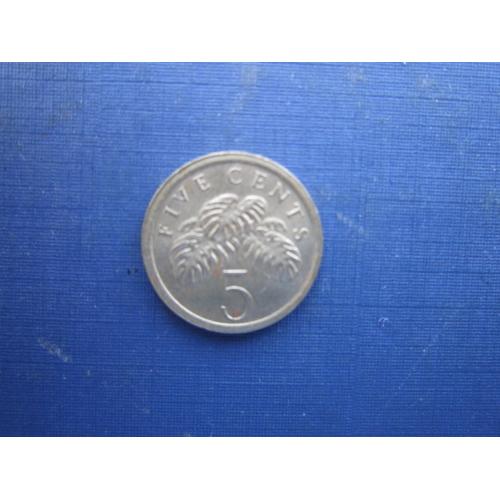 Монета 5 центів Сінгапур 1988