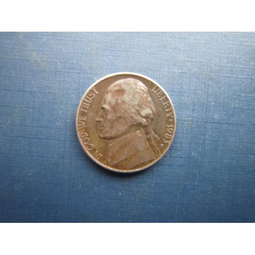 Монета 5 центів США 1983 Р