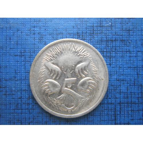 Монета 5 центов Австралия 1980 фауна